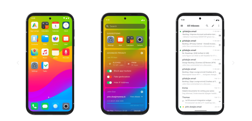 /e/OS by Murena — a de-Googled Android operating system from France
