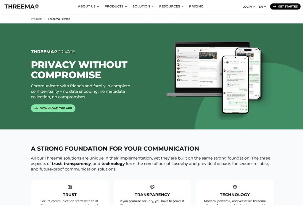 Threema screenshot